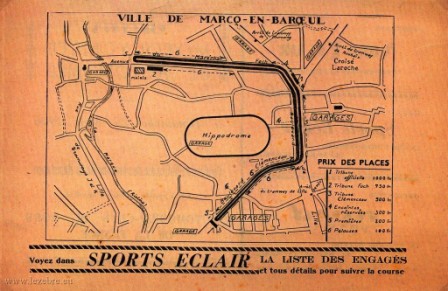 marcq en baroeul course race 10 25 aout 1946